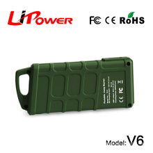 Portable car jump starter multi-function Power Bank charger with portable handle for emergency